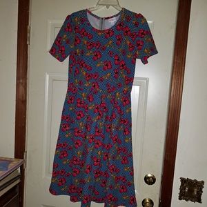 Lularoe floral dress, size L